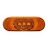 3 LED 6" Oval Back-Up Light Amber Lens - Off