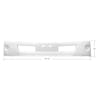 Hino 155 195 White Bumper With Fog Light Holes 52111-37400-A0 - Dimensions