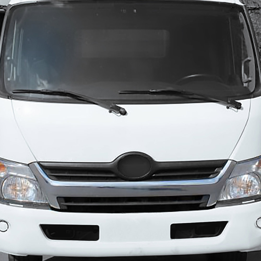 HINO フロントパネル 53801-37100 Hino 155 195 Black Steel Front Panel 55701-37090 - Raney's Truck Parts