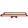 Double Face STT LED Glo Light Bar Amber Front Red Back 9.5-12"