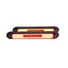 Double Face STT LED Glo Light Bar Amber Front Red Back 3.5"