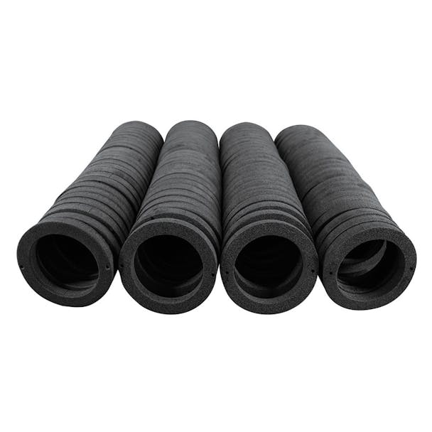 Thick 9mm Black Foam Gasket 100 Pack - Thumbnail