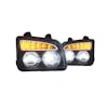 Kenworth T880 Black LED Headlight default