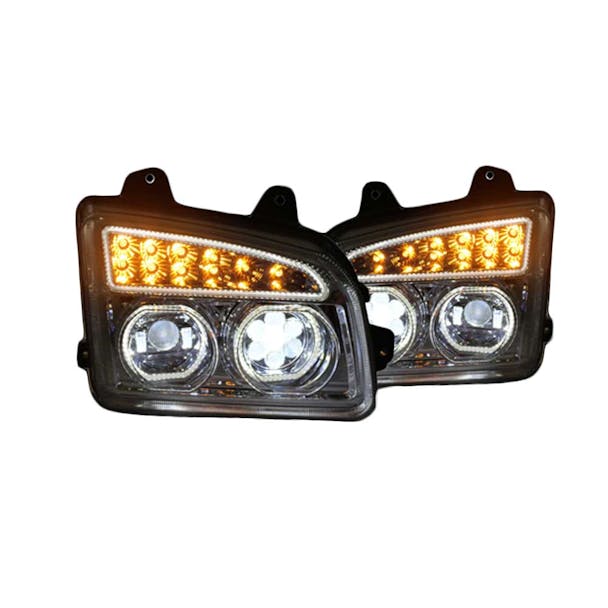 Kenworth T880 Chrome LED Headlight Driver