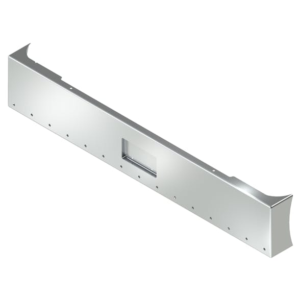 Peterbilt 389 American Eagle 16" Bumper With 3/4" Light Holes By Valley Chrome - default