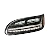 Peterbilt 386 387 Blackout LED Headlight - Driver Off Angle