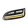 Peterbilt 386 387 Blackout LED Headlight - Driver On Angle