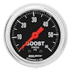 AutoMeter 2 1/16" Chrome Mechanical Boost Gauge 0-60 PSI