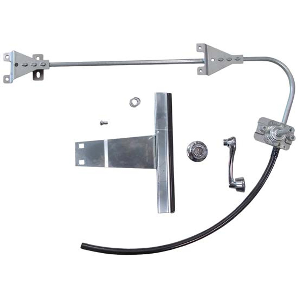 Windo　604590 Peterbilt Left Side Window Regulator Kit with Small Knob - Raney's