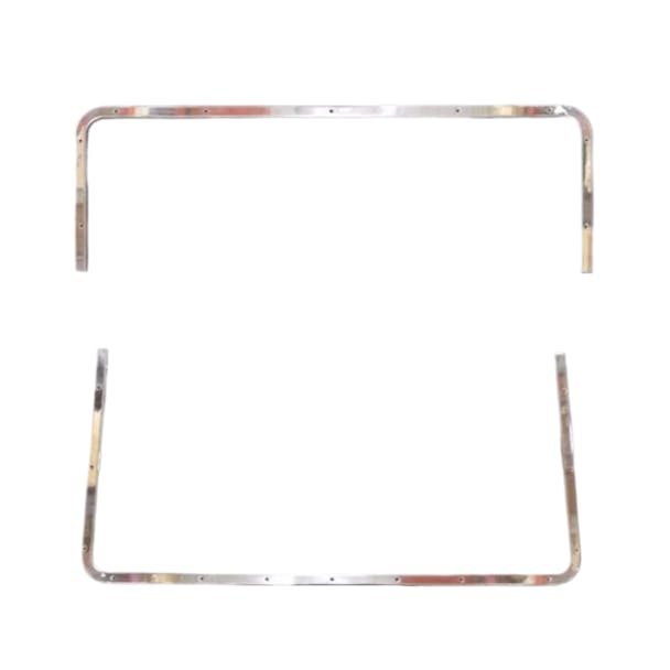 Peterbilt 379 Polished Aluminum Extended Hood Upper Grill Trim 13-03531P 13-03529P-Main