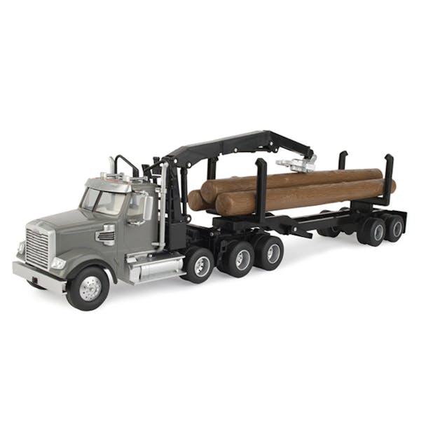 Freightliner 122SD Logging Truck with 3 Logs Replica 1/32 Scale