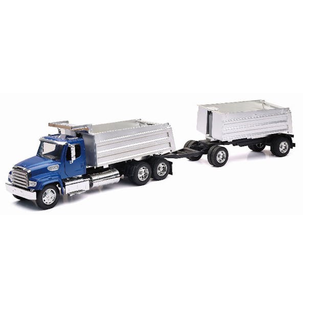 Freightliner 114SD Tandem Dump Truck & Dump Trailer 1/32 Scale