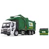 Mack LR Waste Management Truck With McNeilus Meridian Front Loader And Trash Bin Replica 1/34 Scale alt 2