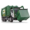 Mack TerraPro Waste Management Truck With Wittke Front Refuse Loader And Bin Design Replica 1/34 Scale front
