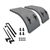 Spray Master SR-22 Half Tandem Stationary Poly Fenders - Silver/Grey With Brackets