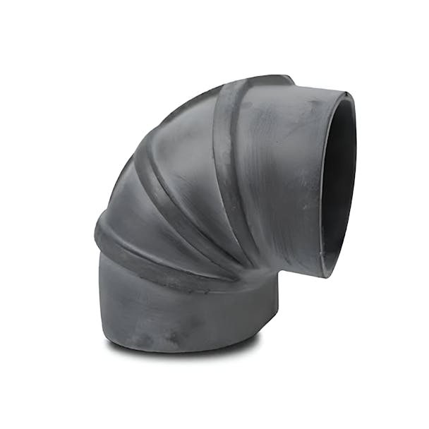 90 Degree Rubber Elbow 5.5" To 5" Default