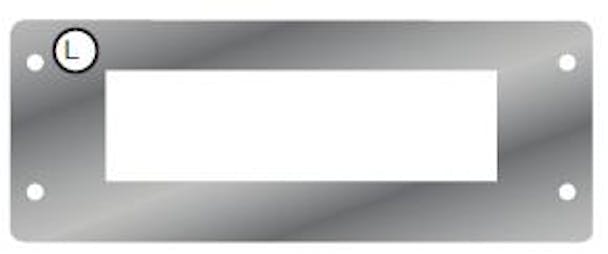 Peterbilt 359 Radio Face Plate