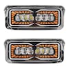 Peterbilt 357 365 378 379 Blackout Horizon Series DRL LED Headlight Assembly - Both, Driver & Passenger Sides