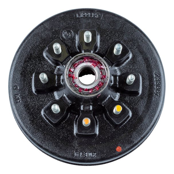 12" RV Brake Drum Hub Assembly For 7,000 lbs. Trailer Axles Default