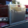 Peterbilt 379 Extended Hood Stainless Steel Small Diamond Grille front angle