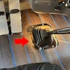 Peterbilt Stainless Steel Shifter Trim-mounted arrow