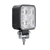 High Power 4 LED 3" Square Work Light - Angled View