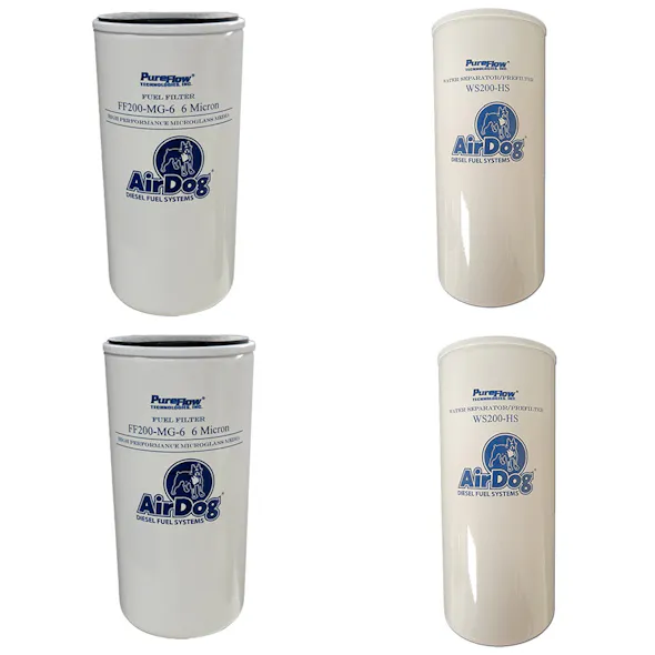 AirDog® 6-Micron Heavy Duty Diesel Fuel Filter - 4 Pack