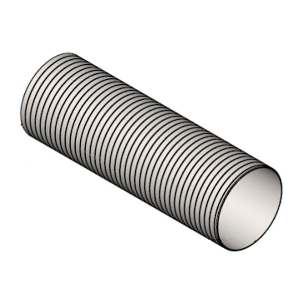 Western Star Exhaust Flex Pipe 0423721018 Angled, Front