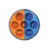 7 LED 2" Round Double Fury Amber Clearance Marker Light - Amber/Blue