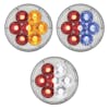 14 LED 4" Round Double Fury Red Clearance Marker Light - All Options