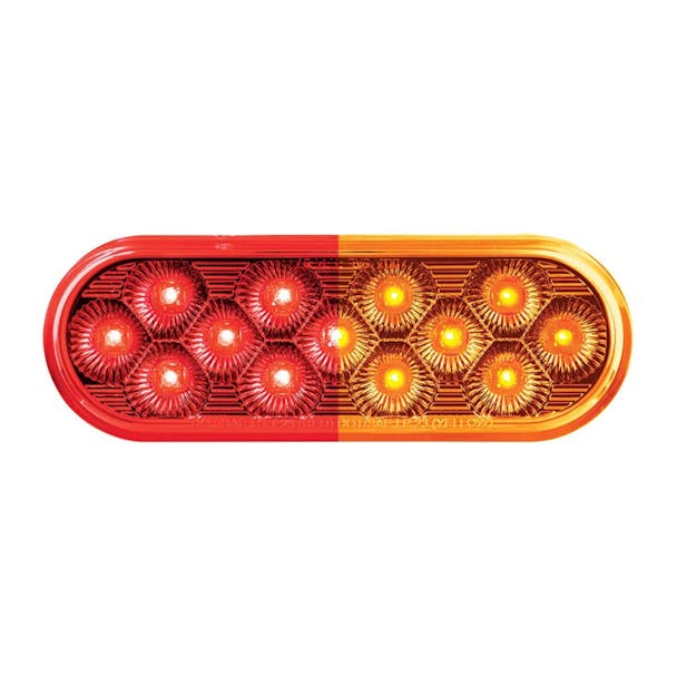 13 LED 6" Oval Double Fury STT Light - Default