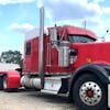 Kenworth 72" Flat Top Cab Conversion Top By Talladega Fiberglass - mounted passenger side view