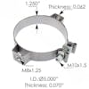 International Mounting Bracket Heat Shield Measurements