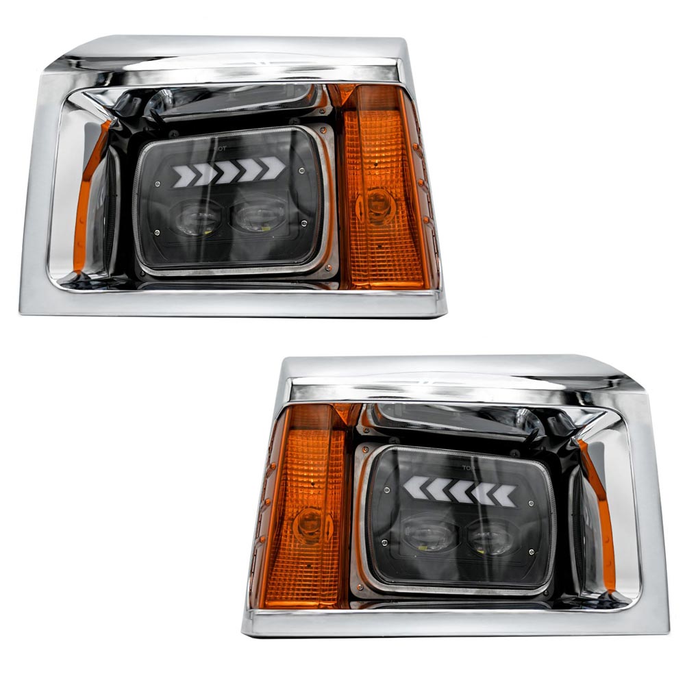 Western Star LED Headlight Assembly | 4700 2011-2020 | Sequential