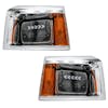Western Star 4700 LED Performance Series Headlight Assembly Pair With Sequential Turn Signal- Complete Set