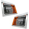 Western Star 4700 LED Performance Series Headlight Assembly Pair With Sequential Turn Signal SIDE- Complete Set