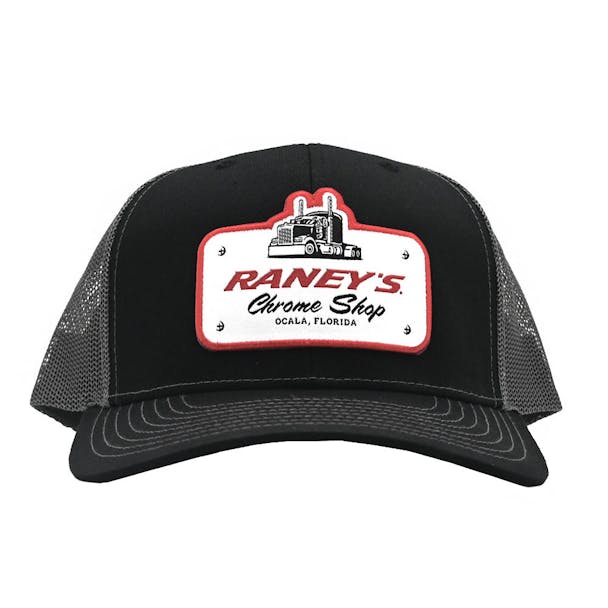 Raney's Chrome Shop Charcoal & Black Snapback Hat Default View