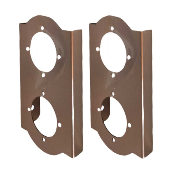 Peterbilt 579 Front Mount Mirror Light Bracket With 2 Watermelon Light Holes - No LEDS Installed