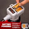 Battery Powered 2.3GPM Fuel Transfer Pump with Power Nozzle & Utility Jug Adapter TRFA03-XL Battery Pack