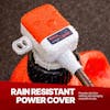 Battery Powered 2.3GPM Fuel Transfer Pump with Power Nozzle & Utility Jug Adapter TRFA03-XL Rain Resistant Power Cover