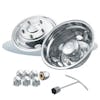 Dodge 4500 5500 19.5" x 6" Stainless Steel Wheel Simulator - Full Kit