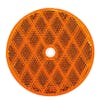 Center Mount Bolt Reflector 20 Pack - Amber front view
