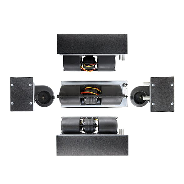 High Output Quiet Auxiliary Heater 30,000 BTU Various Angles