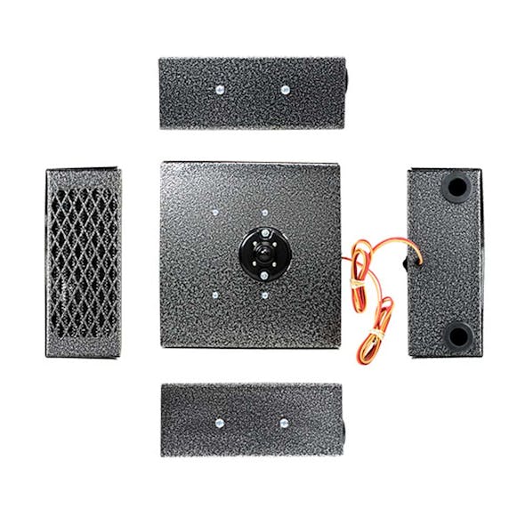 Compact Auxiliary Fleet 12V Heater 16,000 BTU Various Angles