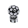 Phoenix Black Gearshift Knob With LED - Front Upper View Off