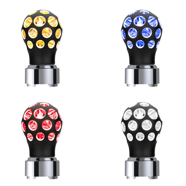 Phoenix Black Gearshift Knob With LED - All Color Options