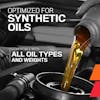 Optimized For Synthetic Oils

Compatible With All Oil Types And Weights
