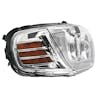 Peterbilt 367 388 389 567 589 Heated Chrome Projector Headlight With Dual Function DRL - Side View