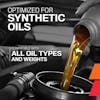 Optimized For Synthetic Oils

Compatible With All Oil Types And Weights