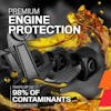 Premium Engine Protection

Traps Up To 98% Of Contaminants